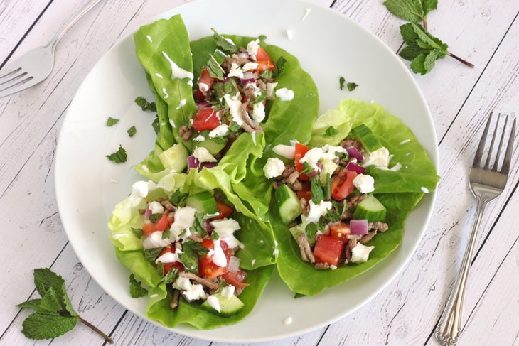 CE MP app January Greek Lettuce Cups None