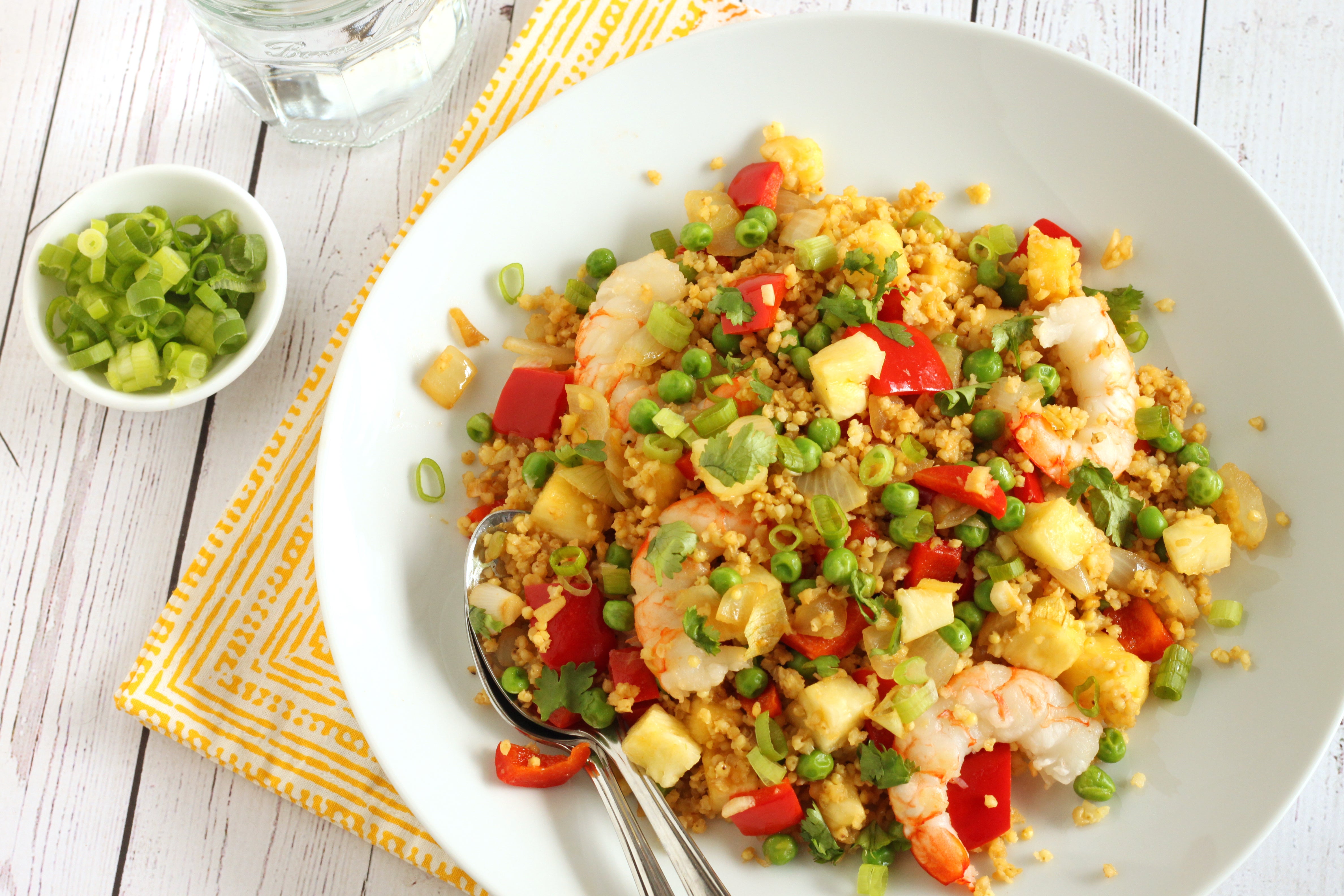 CE MP February - Pineapple Fried Millet 2 Pineapple Fried Millet with Shrimp recipe