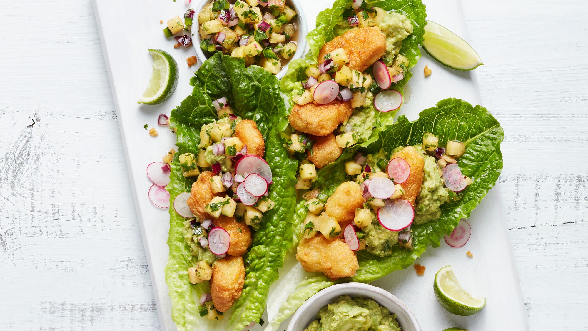 Fish Taco Lettuce Wraps recipe