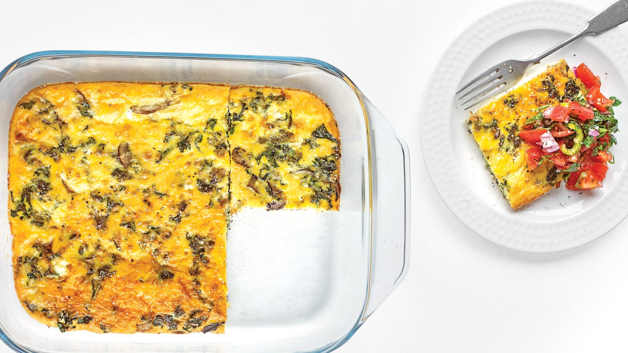 Kale & Mushroom Frittata recipe