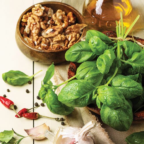Pesto ingredients meal plans for clean eating diets