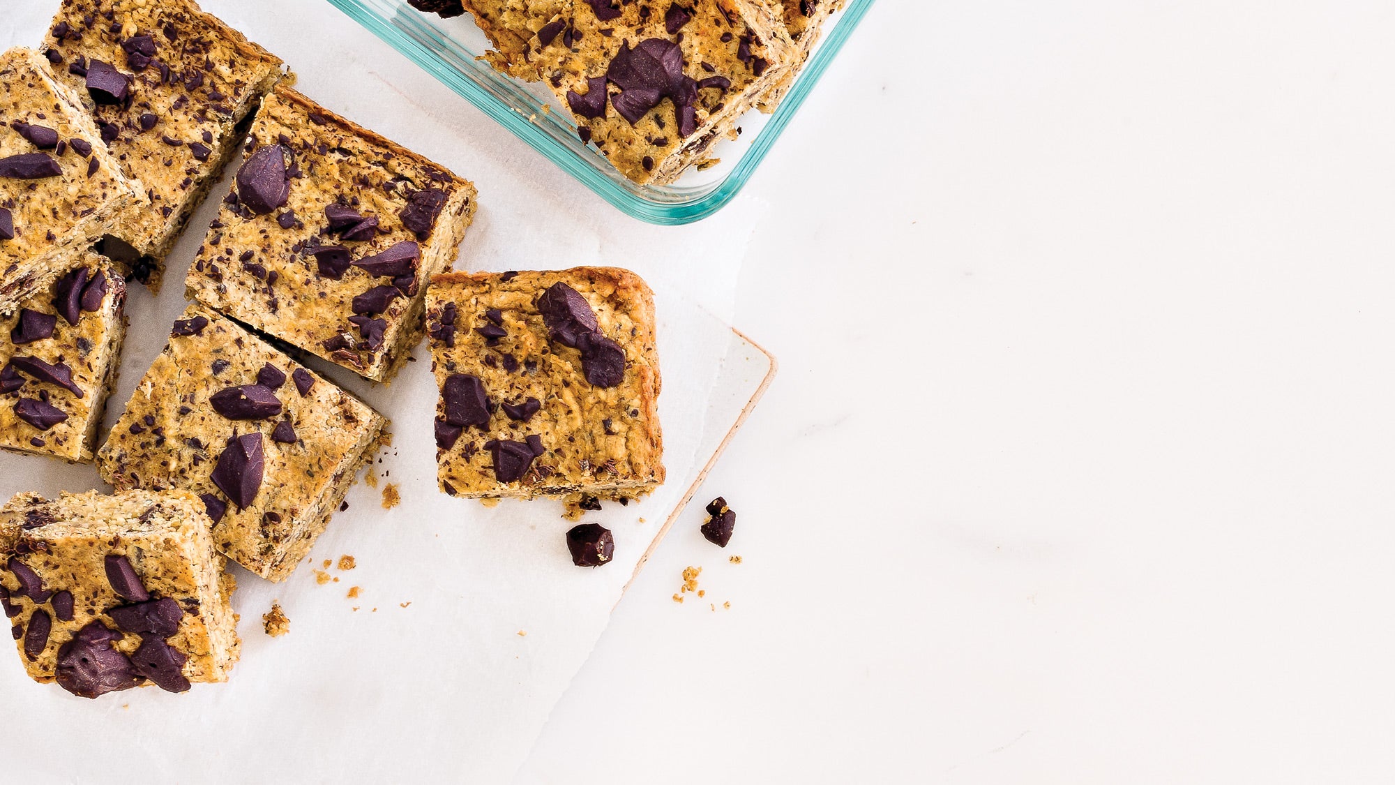 Protein-Packed Chickpea Blondies recipe