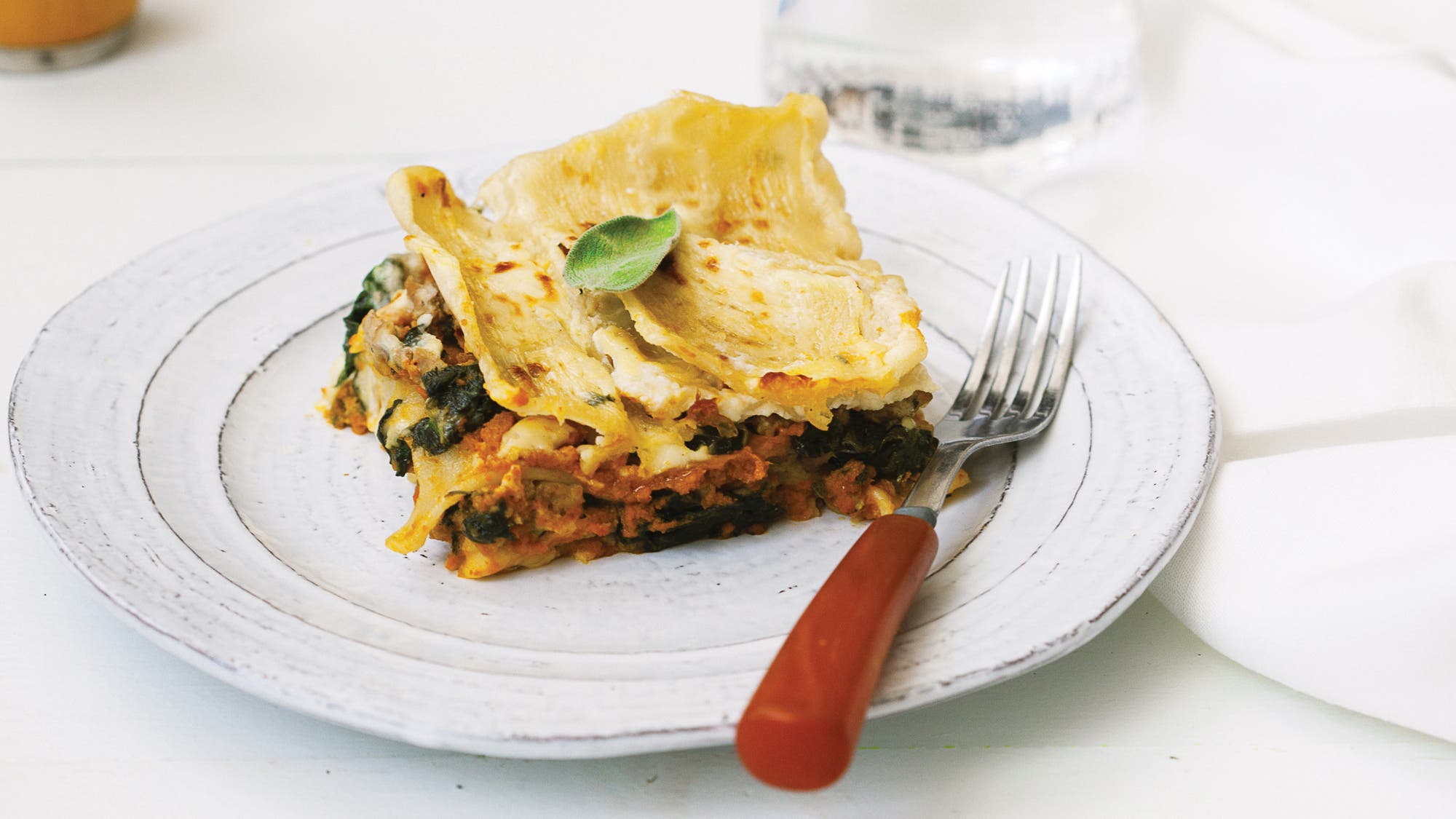 Turkey and pumpkin lasagna recipe