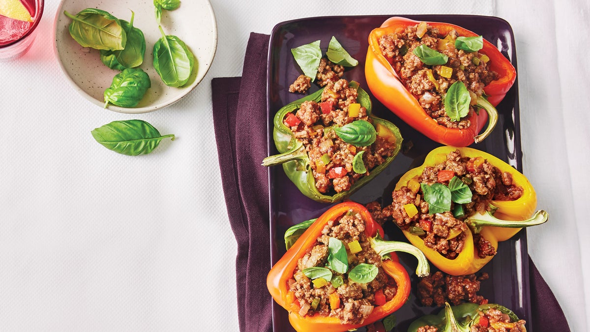 Whole30 Sloppy Joe Stuffed Peppers Recipe
