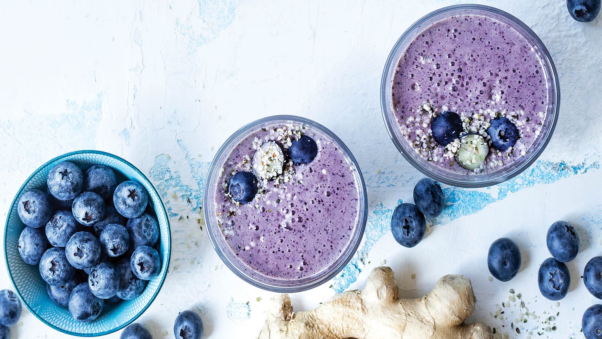 Blueberry Ginger Smoothie recipe