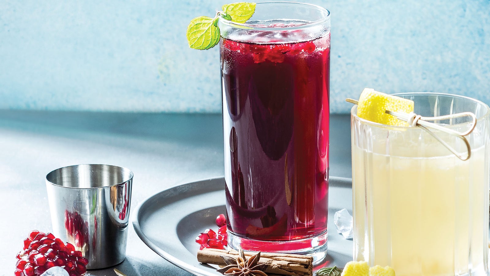 Spiced Pomegranate Pitcher Cocktails