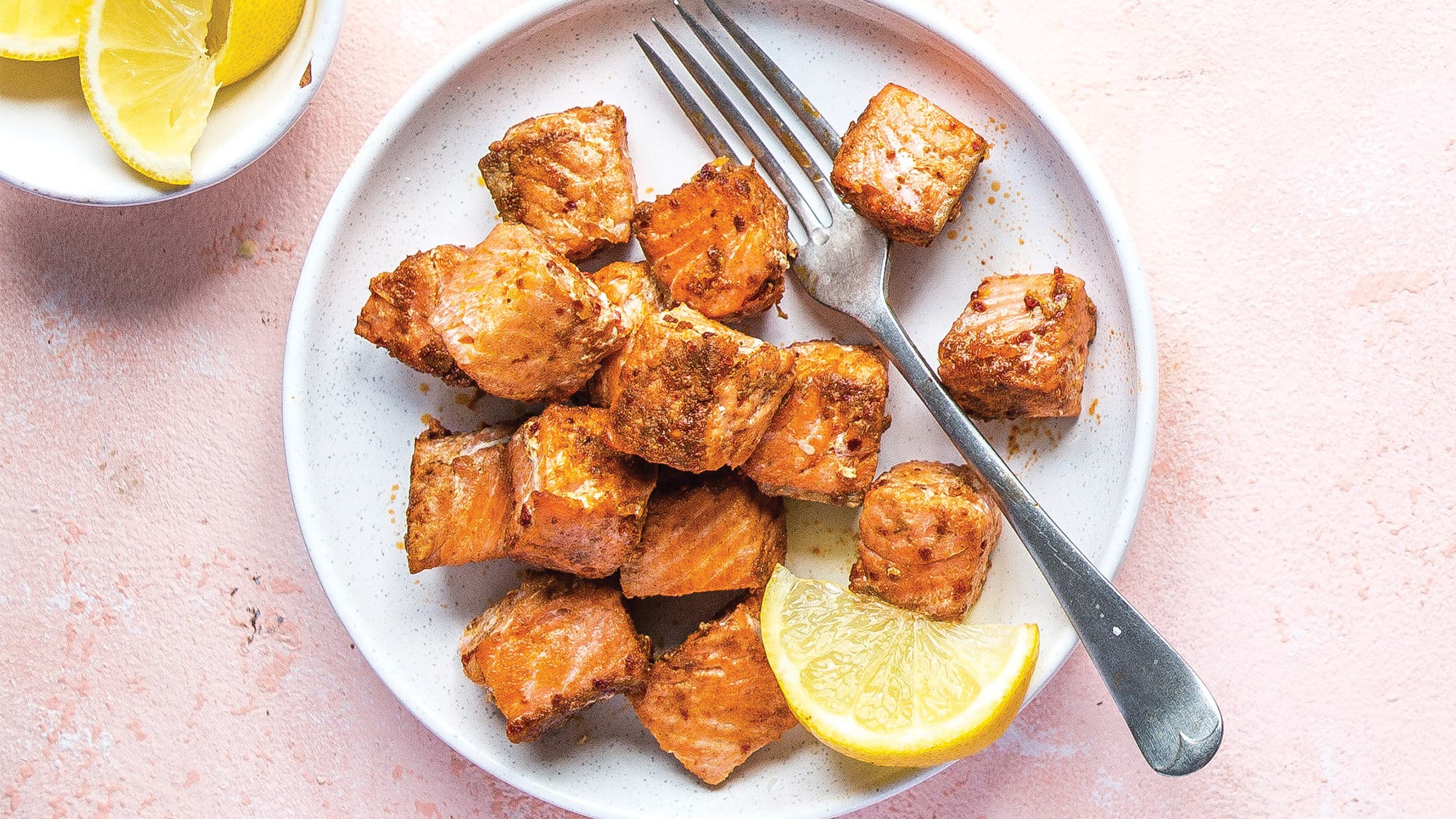 Spiced Salmon Cubes recipe