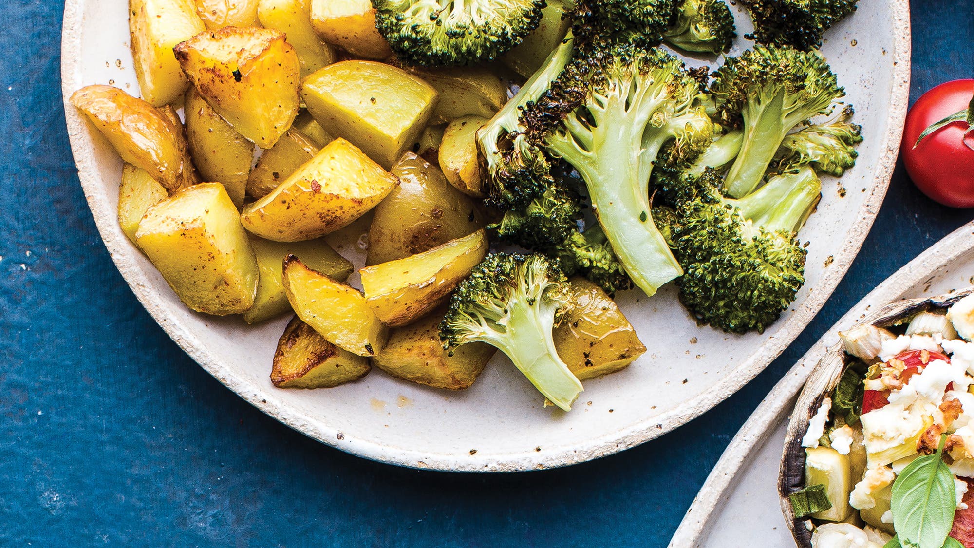 Spicy Potatoes and Roasted Broccoli recipe