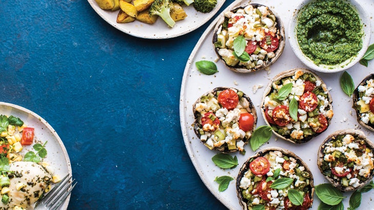Stuffed-Portobello-Mushrooms-with-Pesto_80-web Stuffed Portobello Mushrooms with Pesto recipe