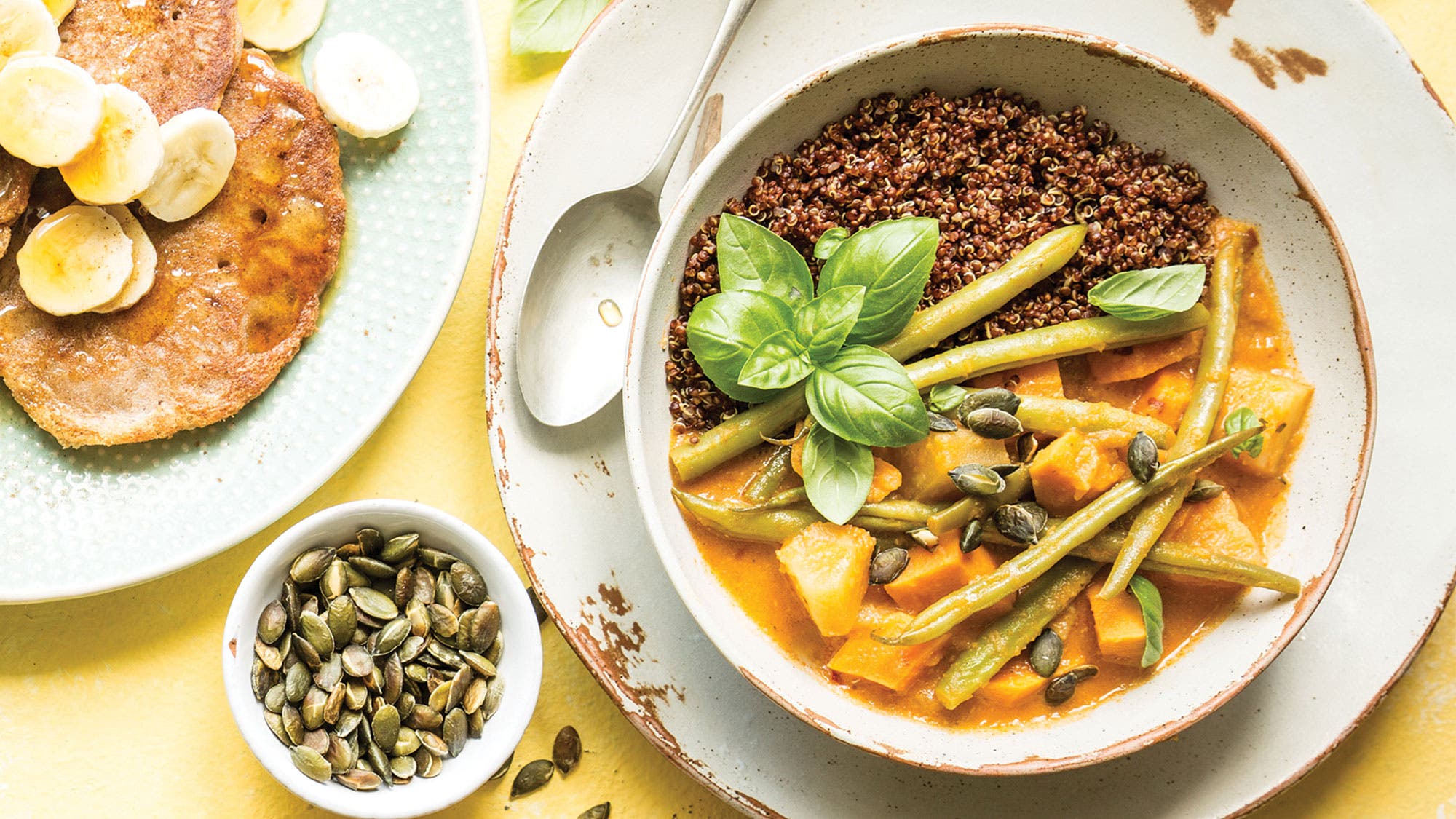Sweet Potatoes and Green Bean Red Curry with Pineapple Recipe