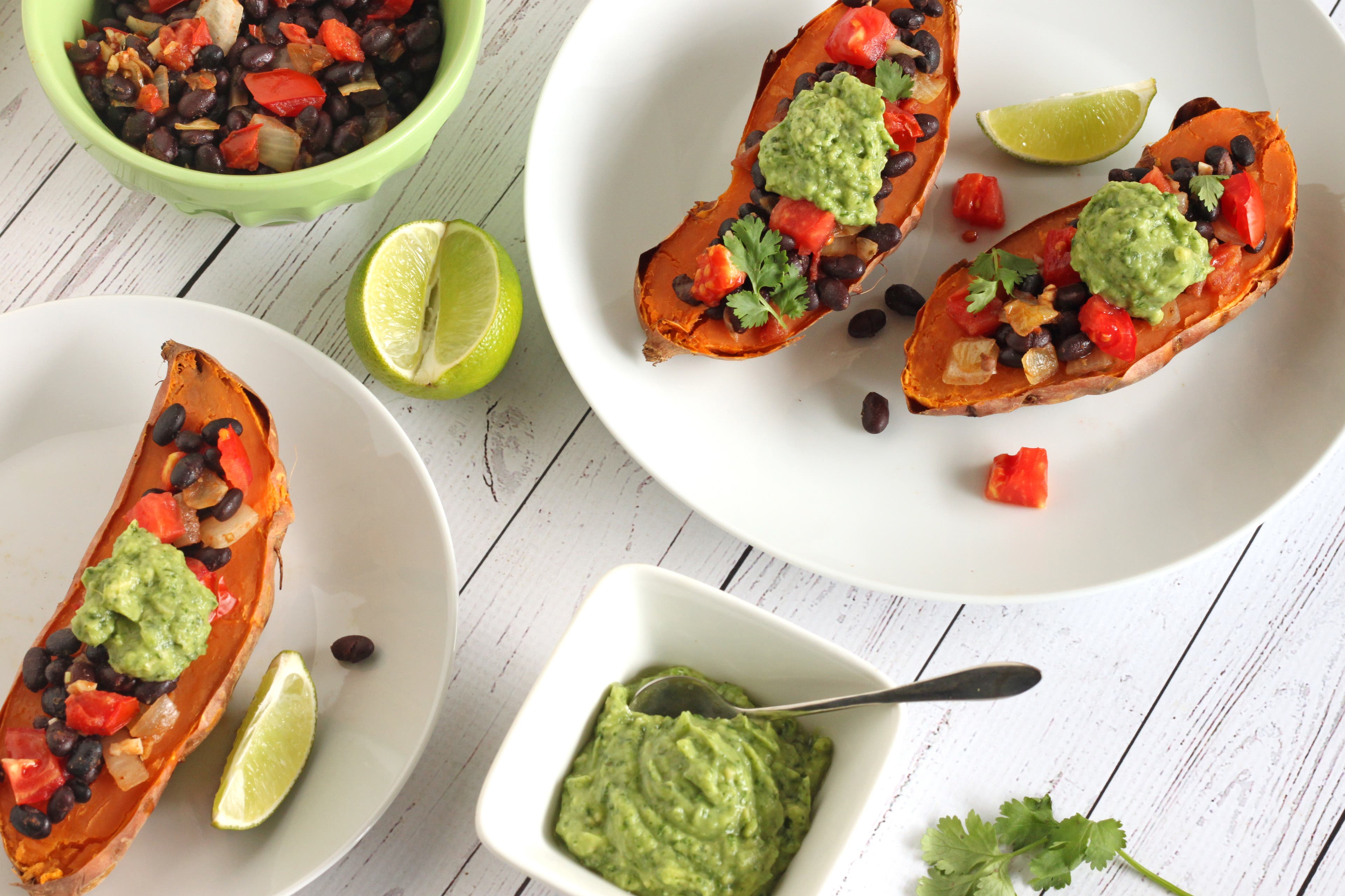 Tex Mex Loaded Sweet Potato