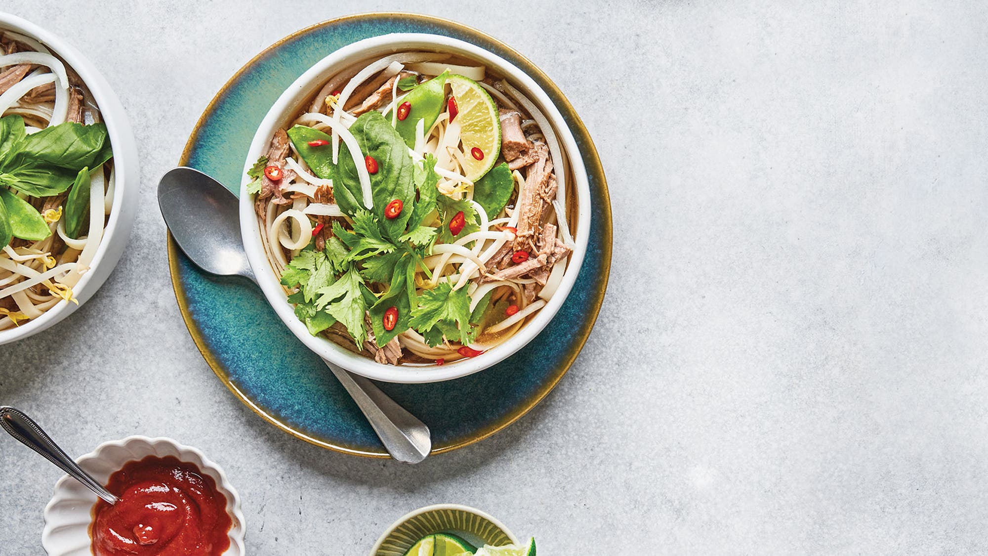 Vietnamese-Style Beef & Rice Noodle Soup recipe
