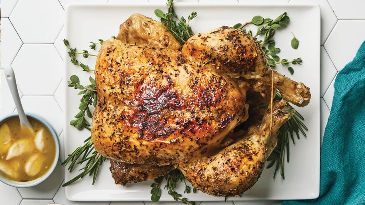 Whole-Chicken_95-web Whole Chicken with 40 Cloves of Garlic Gravy recipe