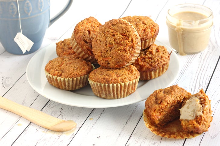turmeric carrot muffins recipe