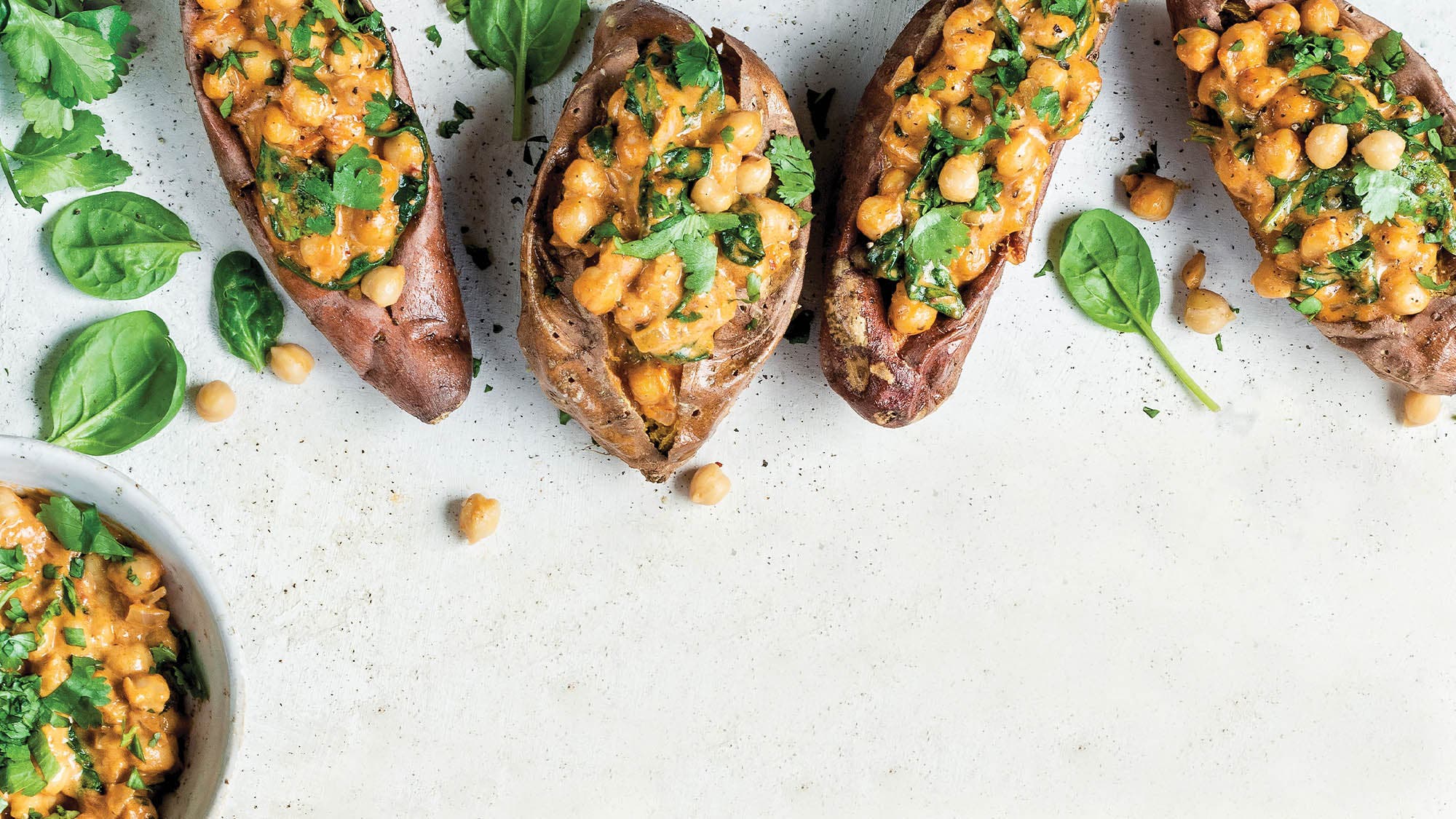 Curry-Stuffed Sweet Potatoes Reicipe