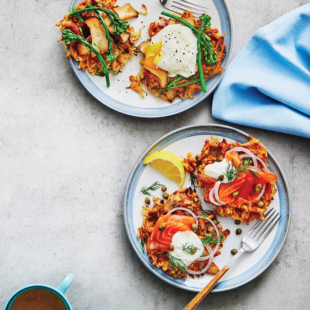 Two Potato Rösti Waffle