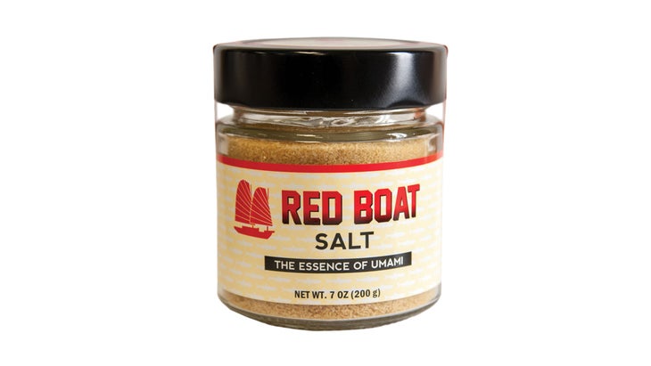 Container of umami salt