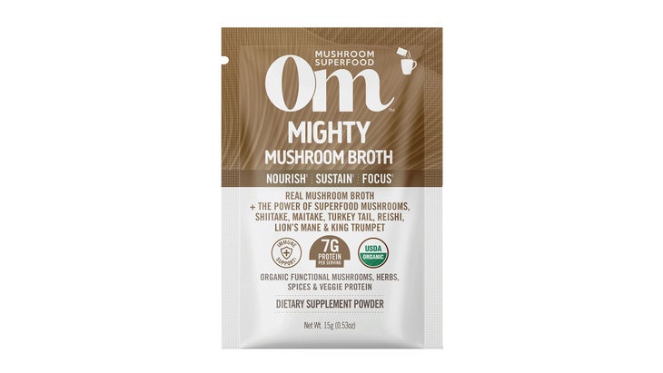 Packet of mushroom broth