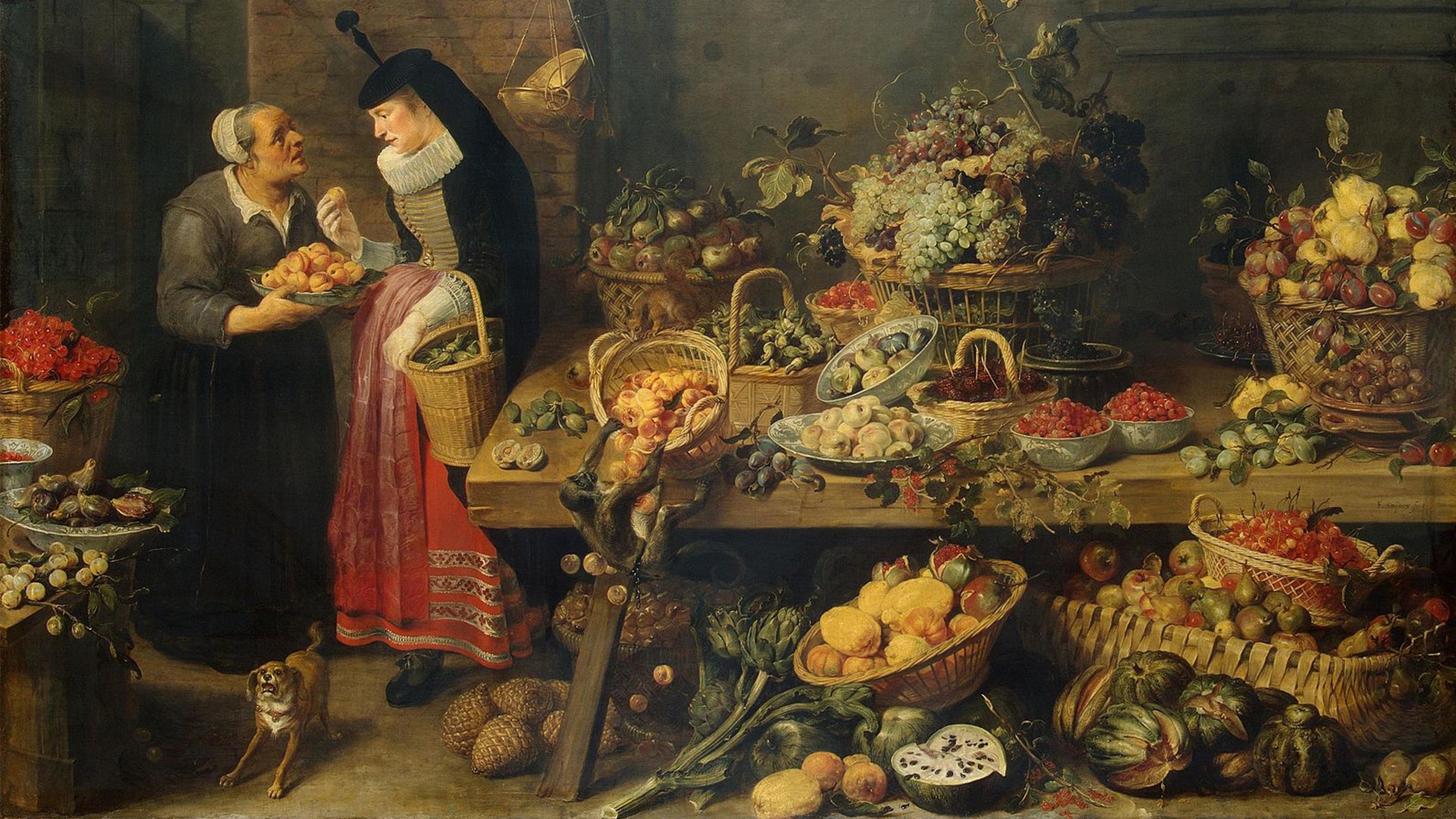 Fruit Stall - Frans Snyder 1600s