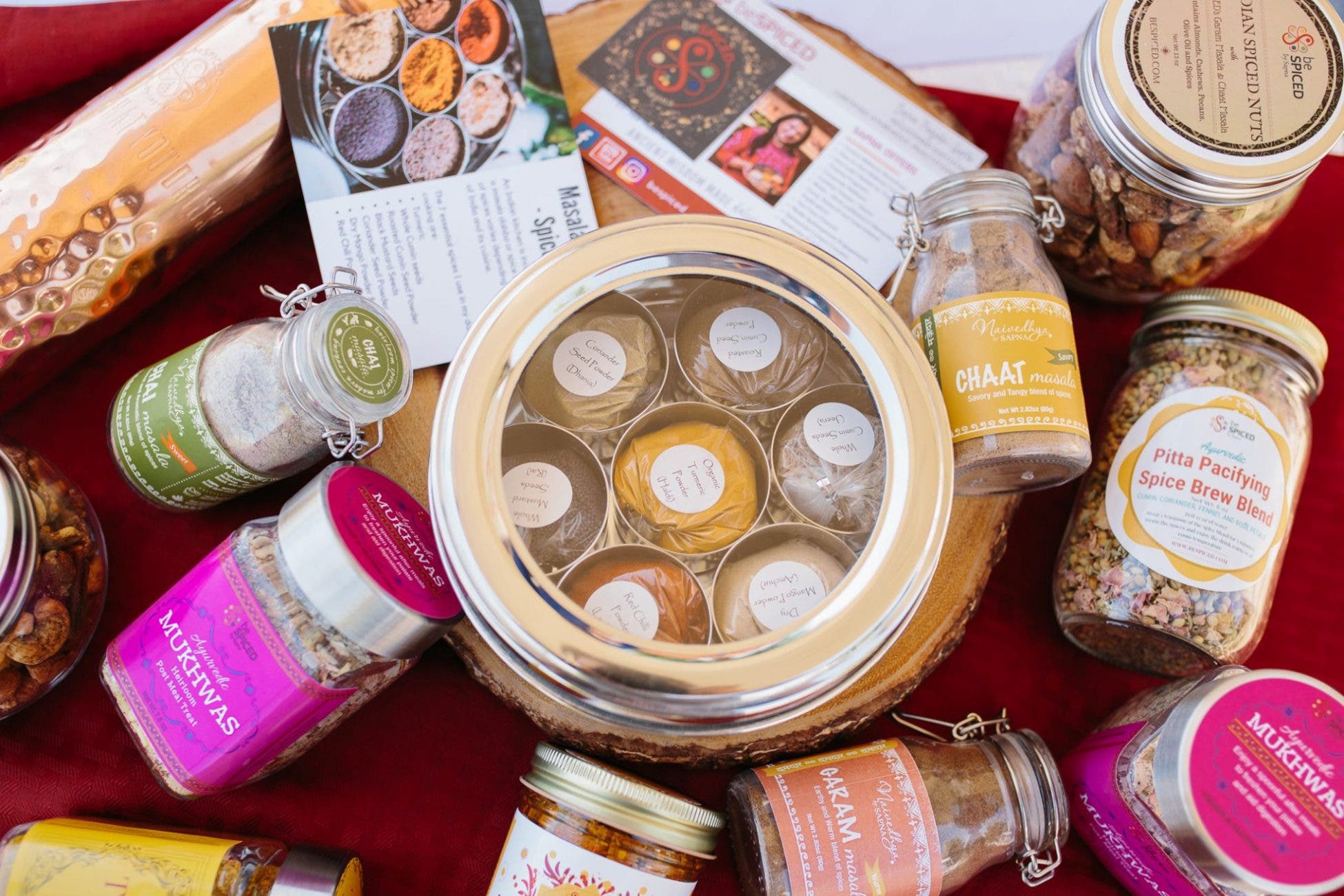 beSPICED is Gupta's authentic Indian product line, inspired by the flavors and elements of her native cuisine and Ayurvedic teachings.