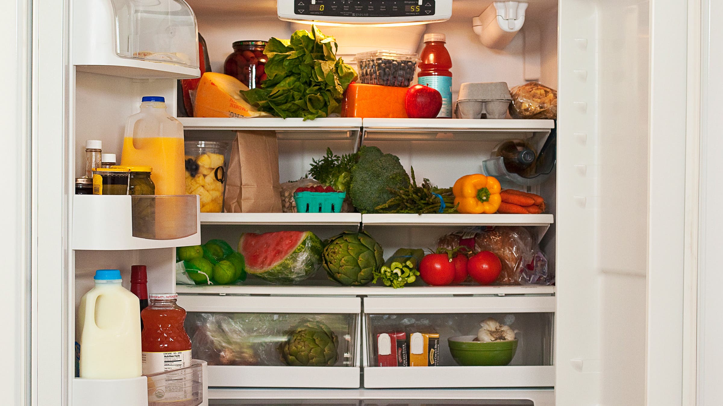 How to Organize Your Fridge to Make Food Last Longer - Clean Eating, image size:2400x1350