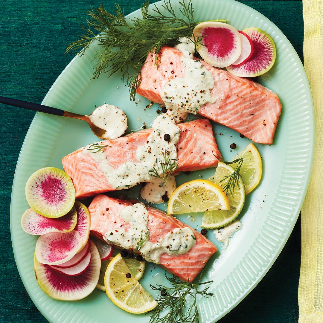Citrus Poached Salmon