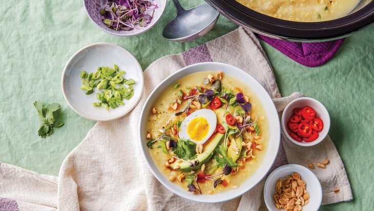Slow cooker congee