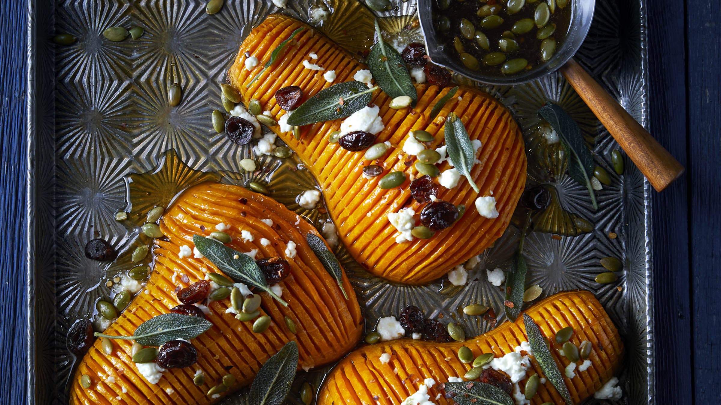 Honey Hasselback Squash