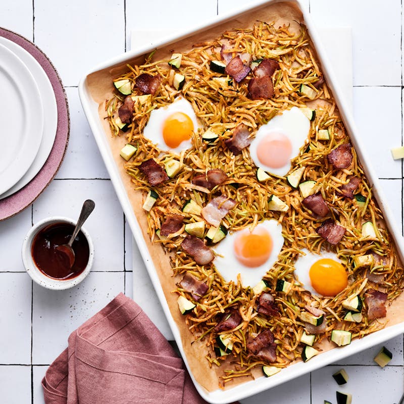 Keto sheet pan breakfast