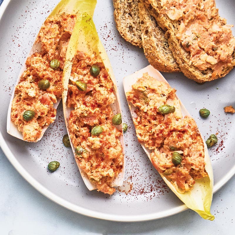 liver friendly salmon rillettes