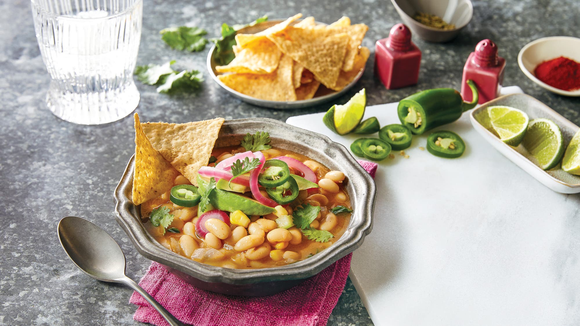 Comfort Vegan White Bean Chili