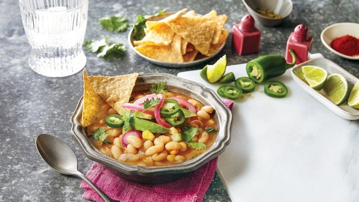 Comfort Vegan White Bean Chili