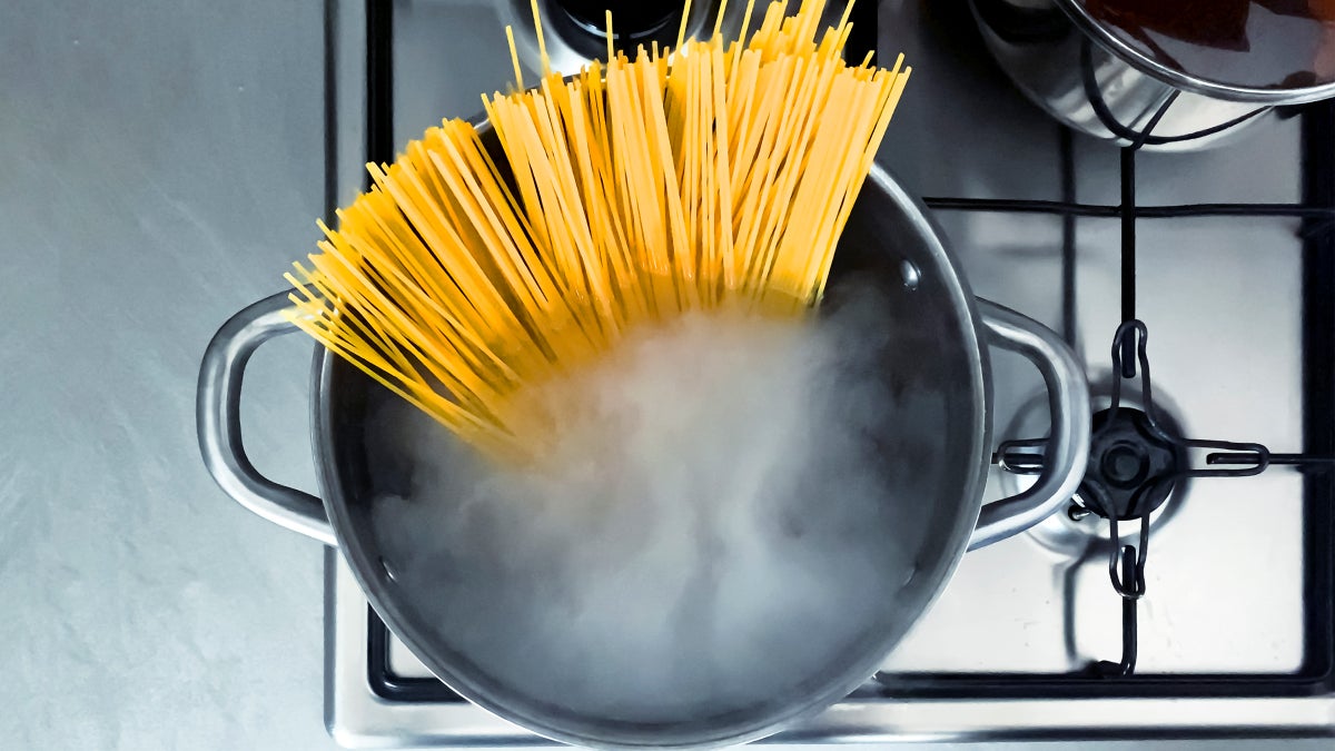 Prevent messing with quick release when pressure cooking pasta noodles.  This happens every time we do pasta noodles and it's very annoying the mess  it makes anyone know how to prevent this? 