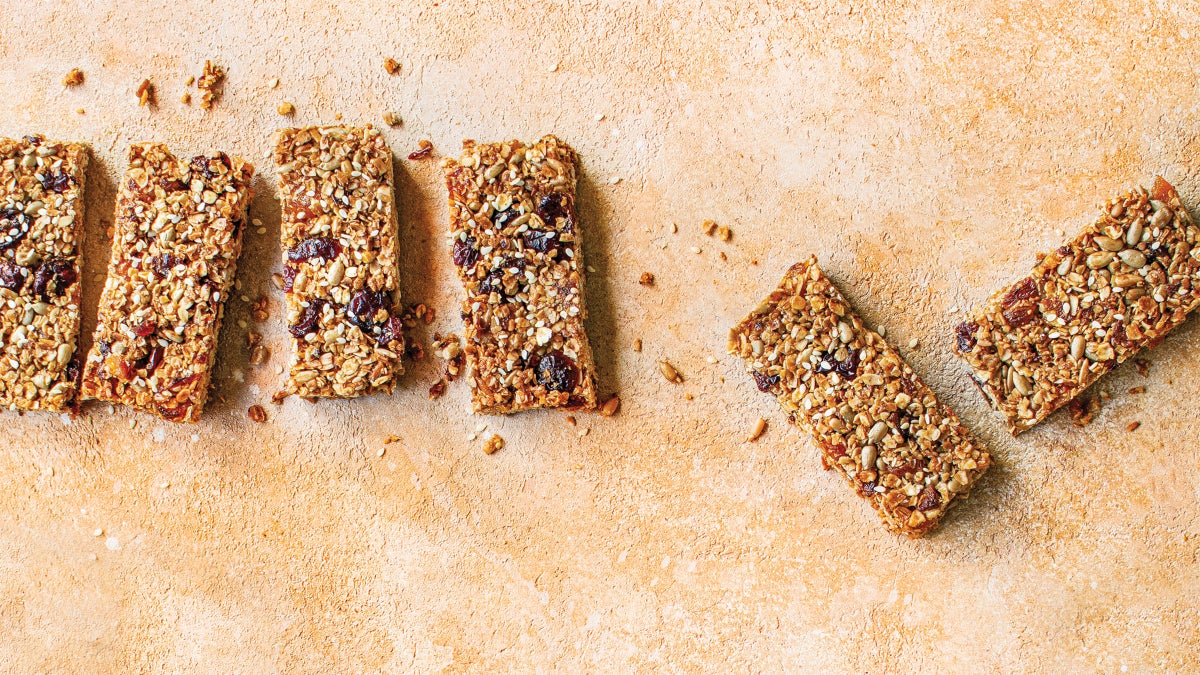 Oat & Dried Fruit Granola Bars Clean Eating