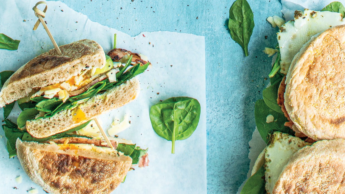 Pesto Egg Breakfast Sandwich Clean Eating