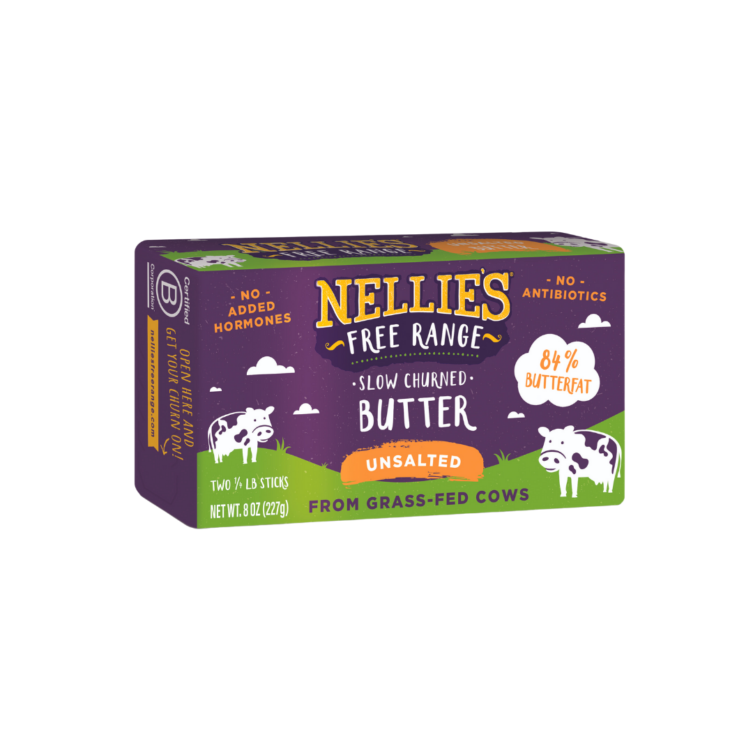 Nellie's Free Range Slow-Churned Butter