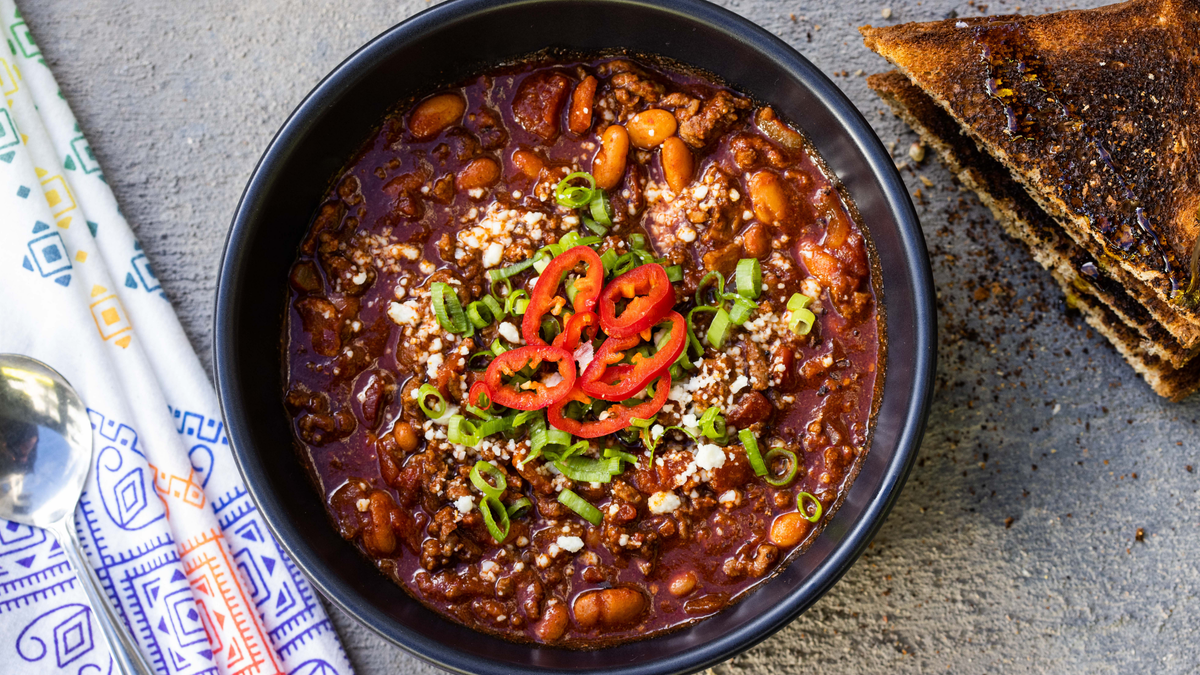 Ginger & Molasses Chili with Red Beans Clean Eating