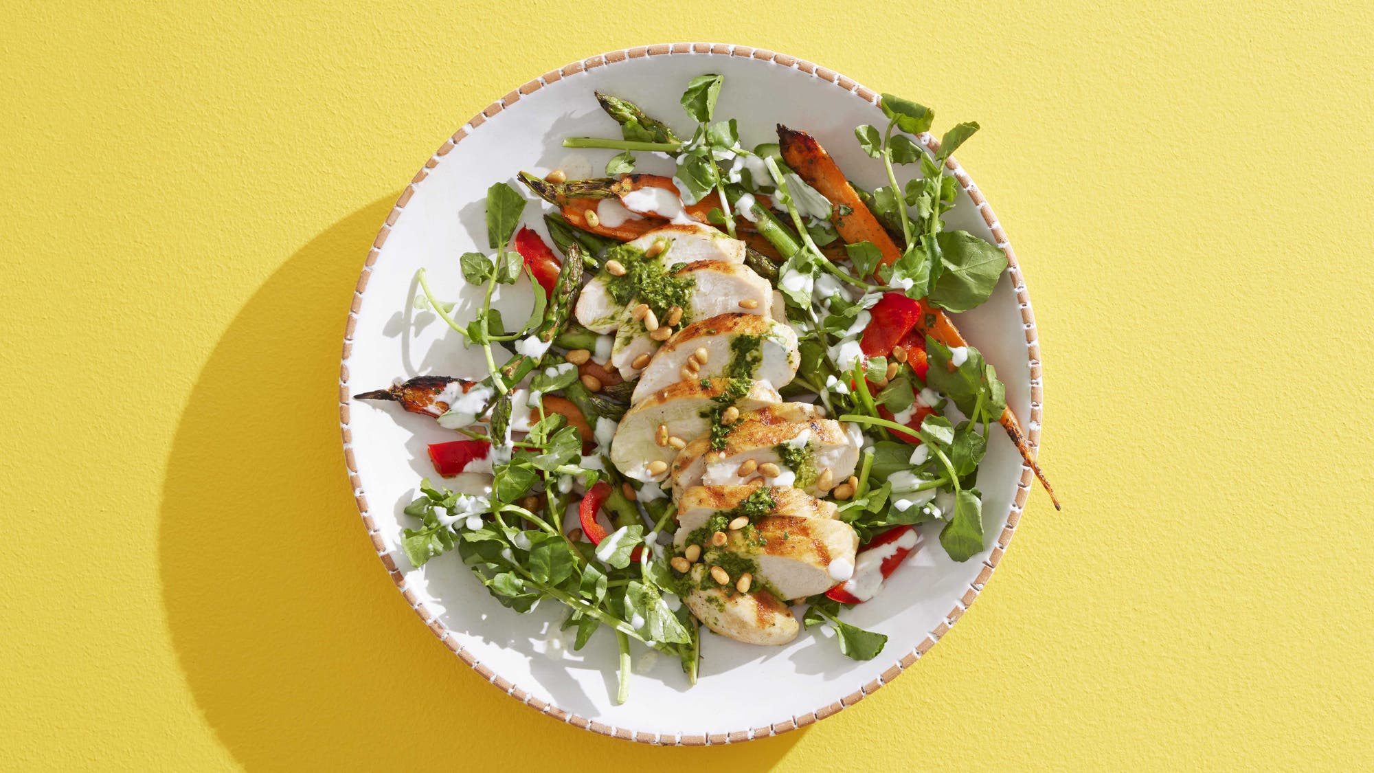 Grilled Chicken Chermoula Salad
