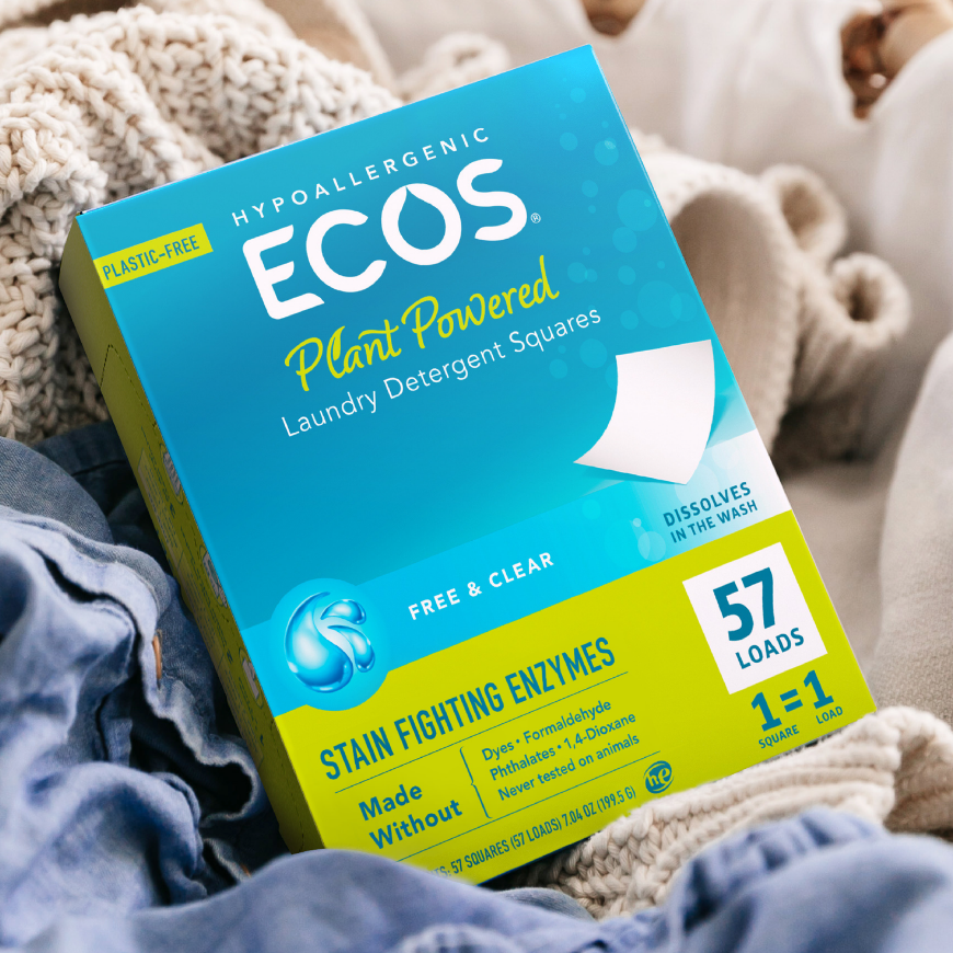 ECOS laundry sheets