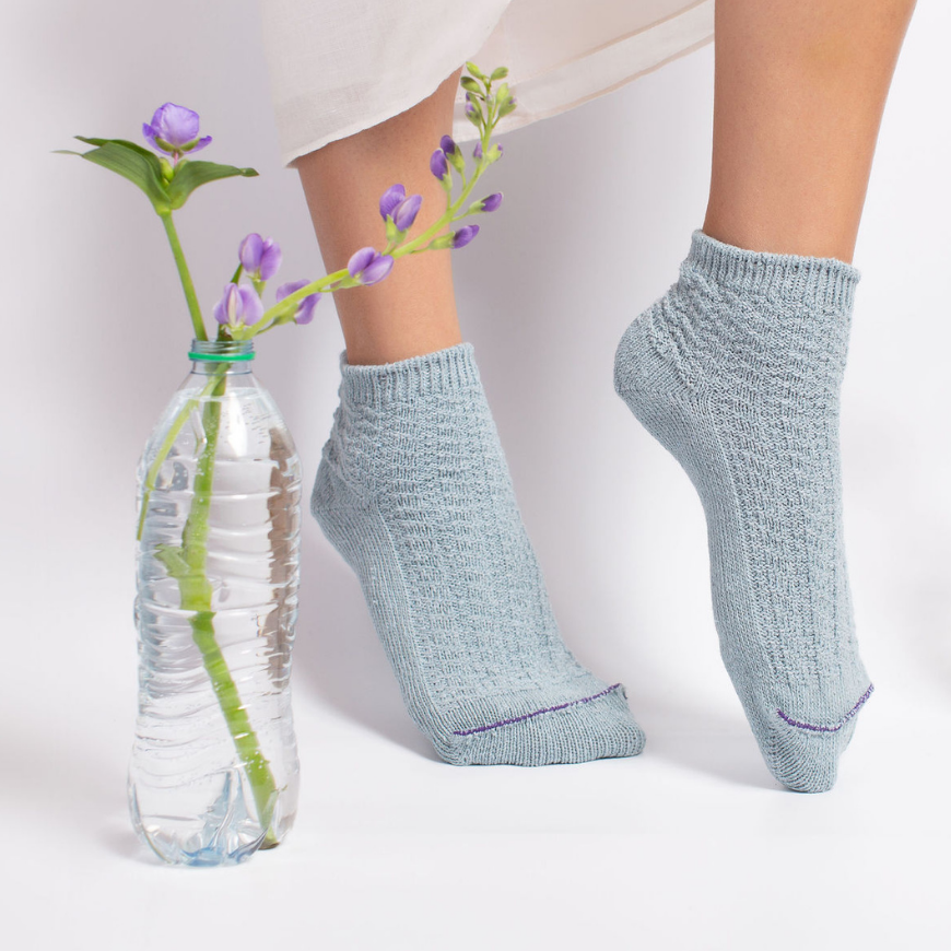 Silver Spun Socks