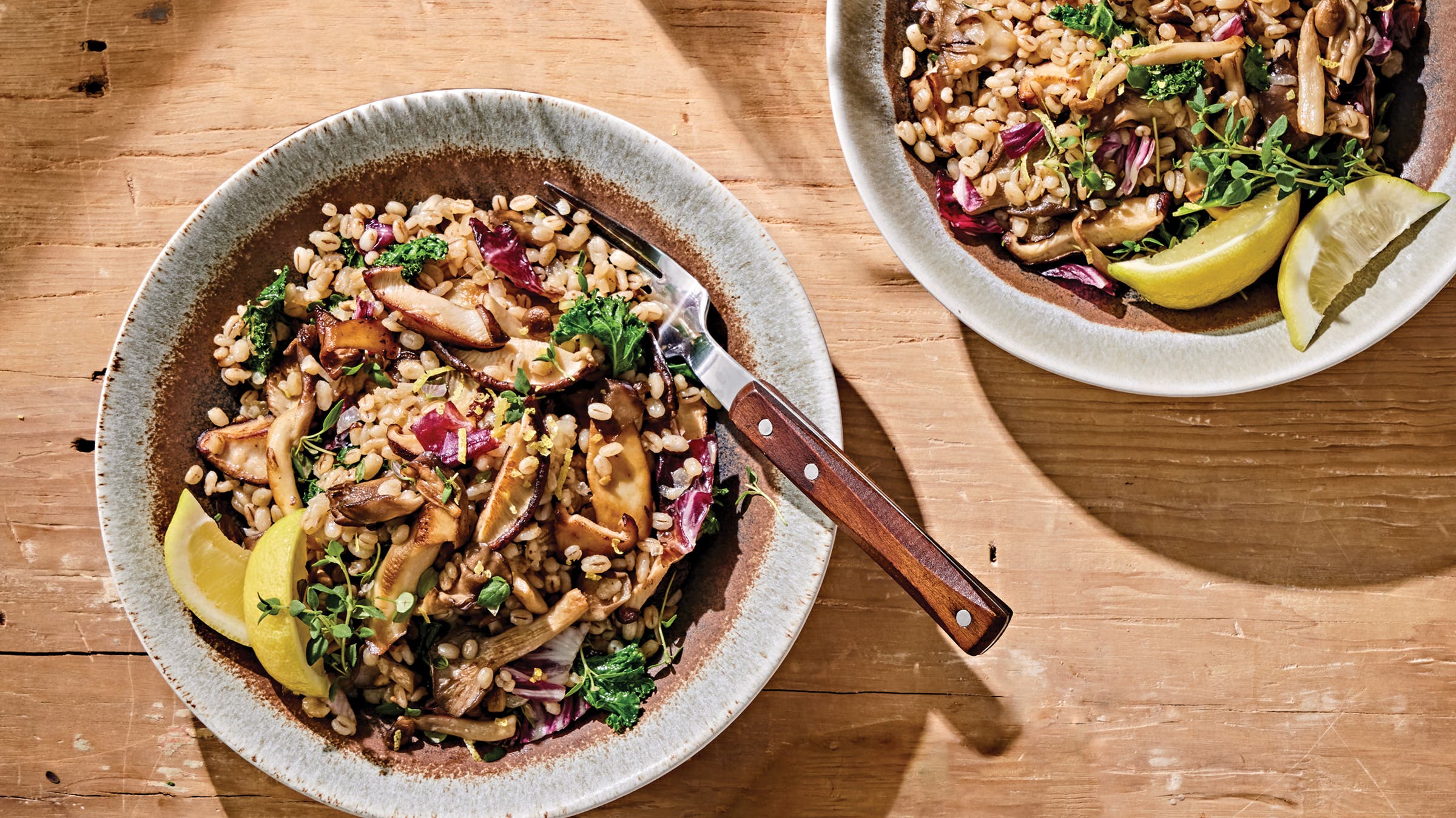 Barley Mushroom Salad