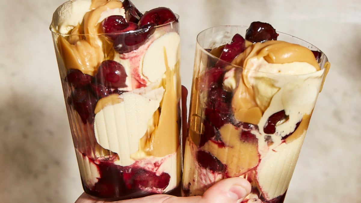 Smoked Cherry and Whisky Butterscotch Sundae - Clean Eating