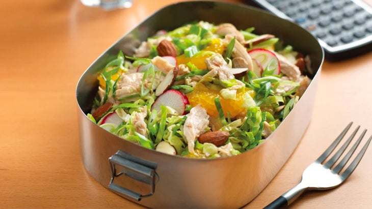 Asian Sesame Salad with Brussels Sprouts and Clementines