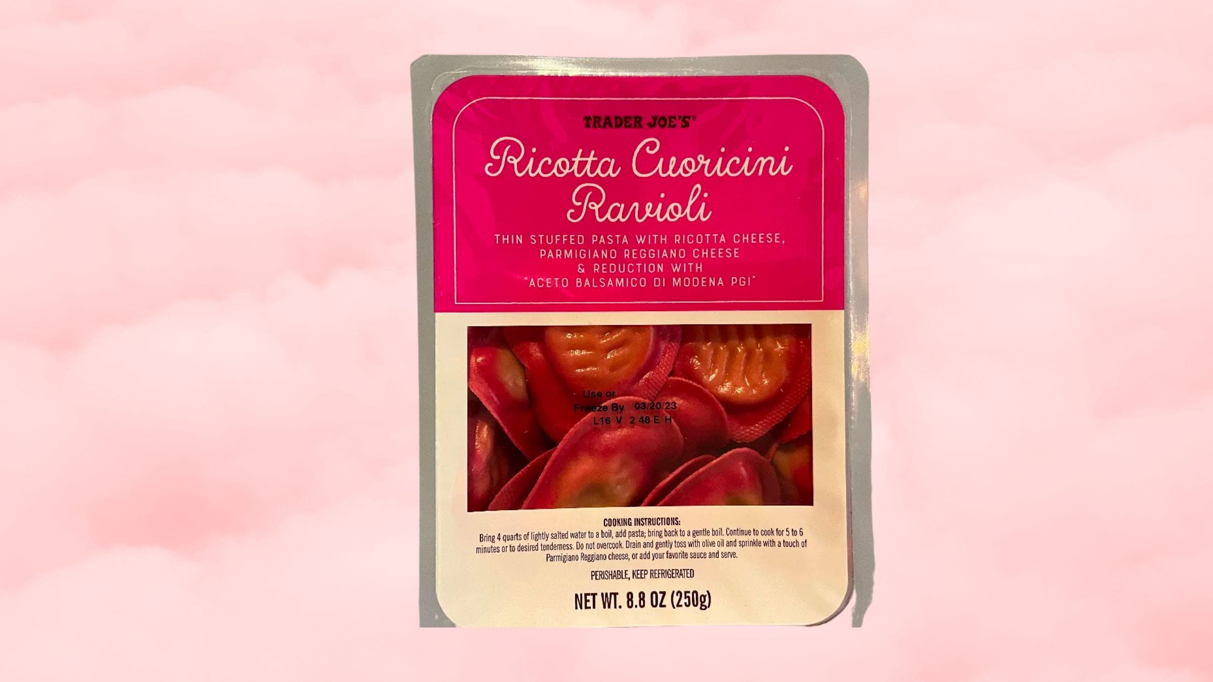 heart shaped ravioli