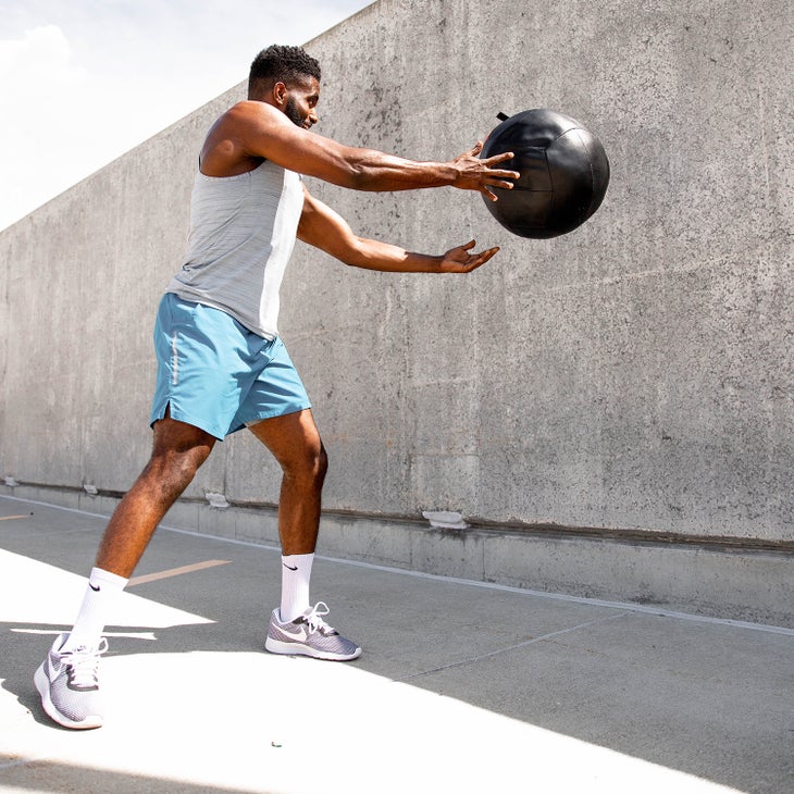 man playing basketball